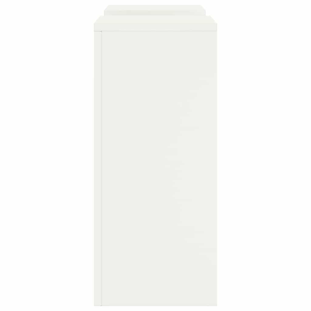Plant Stand 2 pcs White 24 x 24 x 55 cm Cold-rolled Steel
