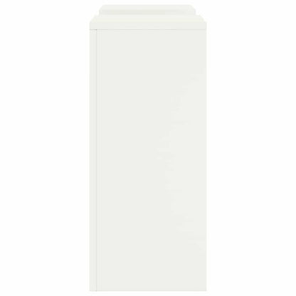 Plant Stand 2 pcs White 24 x 24 x 55 cm Cold-rolled Steel