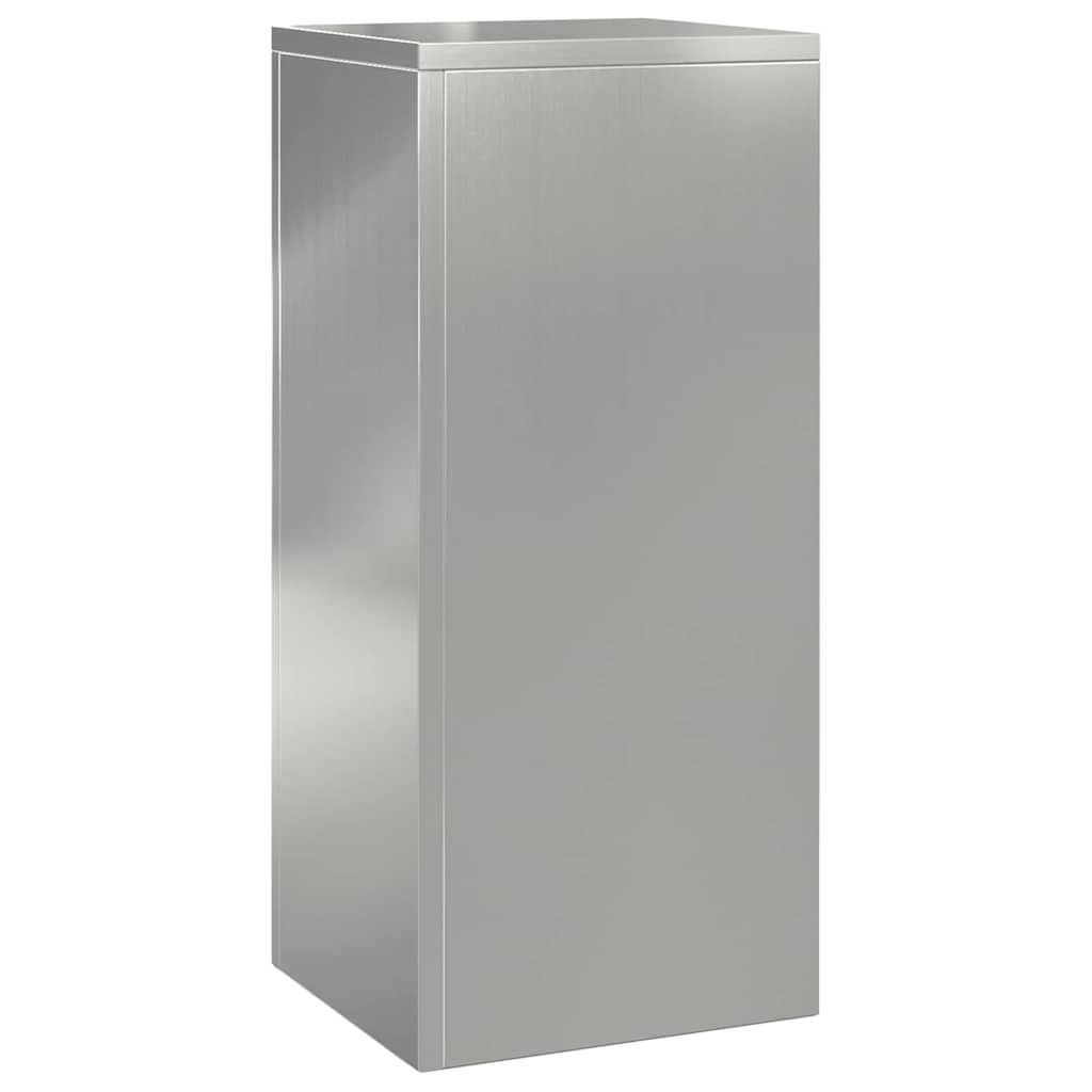 Plant Stand 3 pcs Silver 24 x 24 x 75 cm Galvanised Steel
