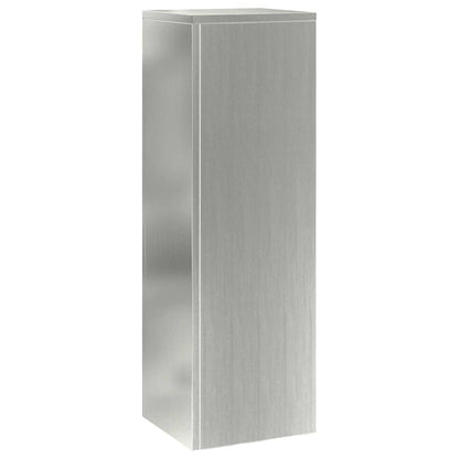 Plant Stand 3 pcs Silver 24 x 24 x 75 cm Galvanised Steel