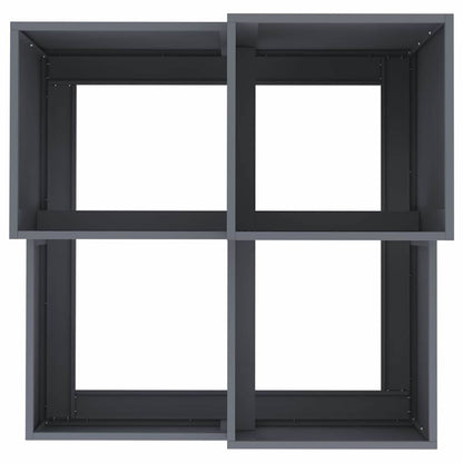Garden Planter Anthracite 80 x 80 x 60 cm Steel