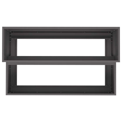 Garden Planter Black 100 x 60 x 45 cm Cold-rolled Steel