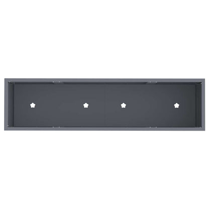Raised Garden Planter Anthracite 100 x 26 x 82 cm Steel