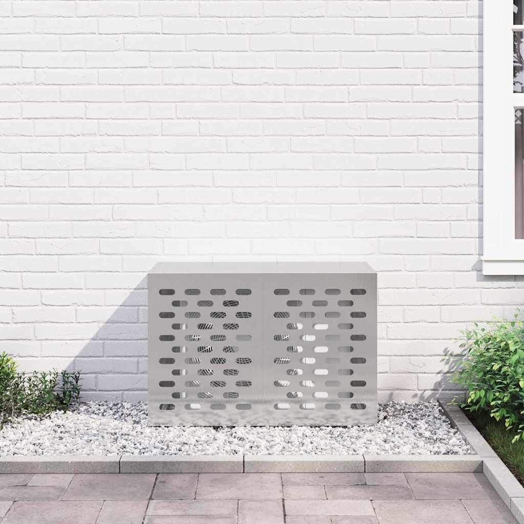 Air Conditioner Cover Silver 90 x 40 x 60 cm