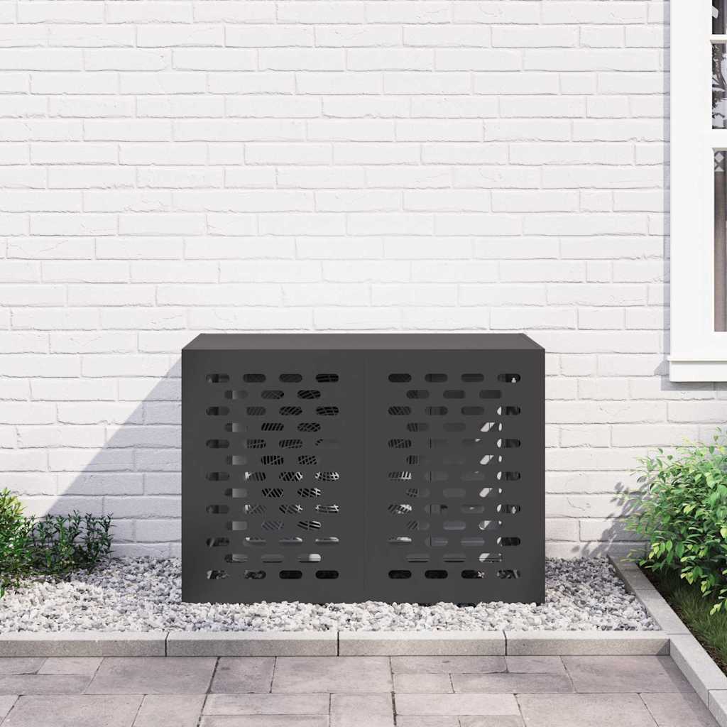 Air Conditioner Cover Black 100 x 50 x 70 cm