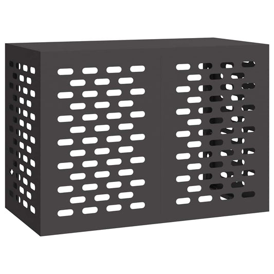 Air Conditioner Cover Black 100 x 50 x 70 cm Galvanised Steel