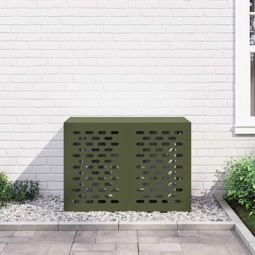 Air Conditioner Cover Olive Green 100 x 50 x 70 cm
