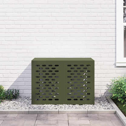 Air Conditioner Cover Olive Green 100 x 50 x 70 cm