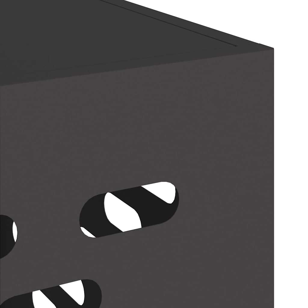 Air Conditioner Cover Black 110 x 50 x 80 cm