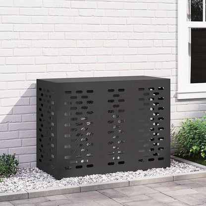 Air Conditioner Cover Black 110 x 50 x 80 cm