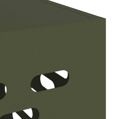 Air Conditioner Cover Olive Green 110 x 50 x 80 cm