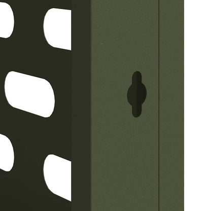 Air Conditioner Cover Olive Green 110 x 50 x 80 cm