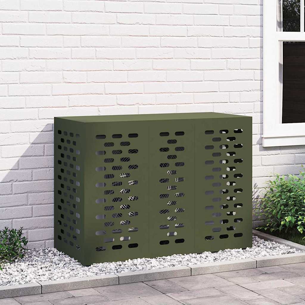 Air Conditioner Cover Olive Green 110 x 50 x 80 cm