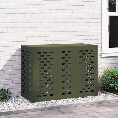 Air Conditioner Cover Olive Green 110 x 50 x 80 cm