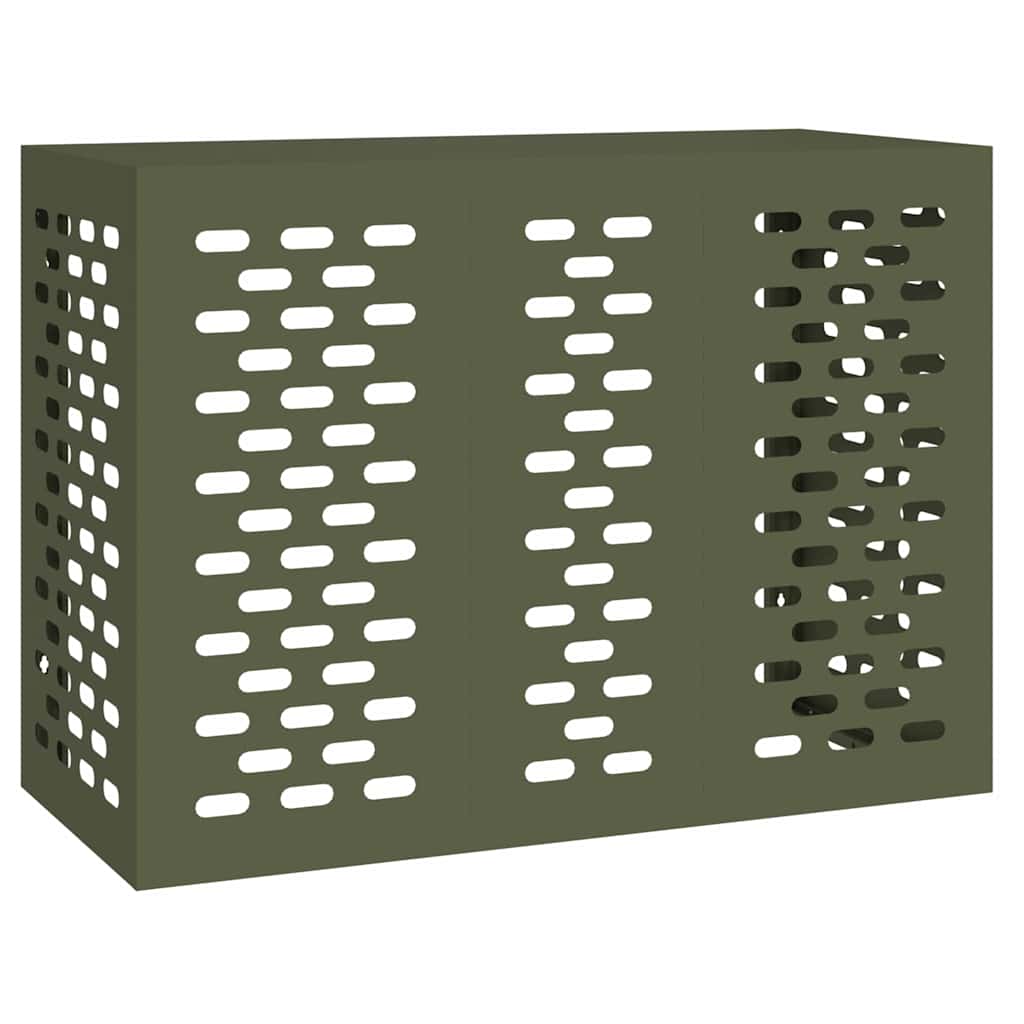 Air Conditioner Cover Olive Green 110 x 50 x 80 cm