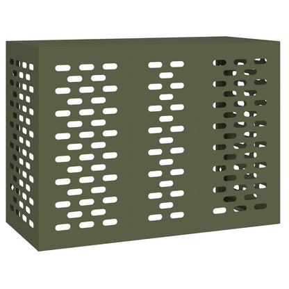 Air Conditioner Cover Olive Green 110 x 50 x 80 cm