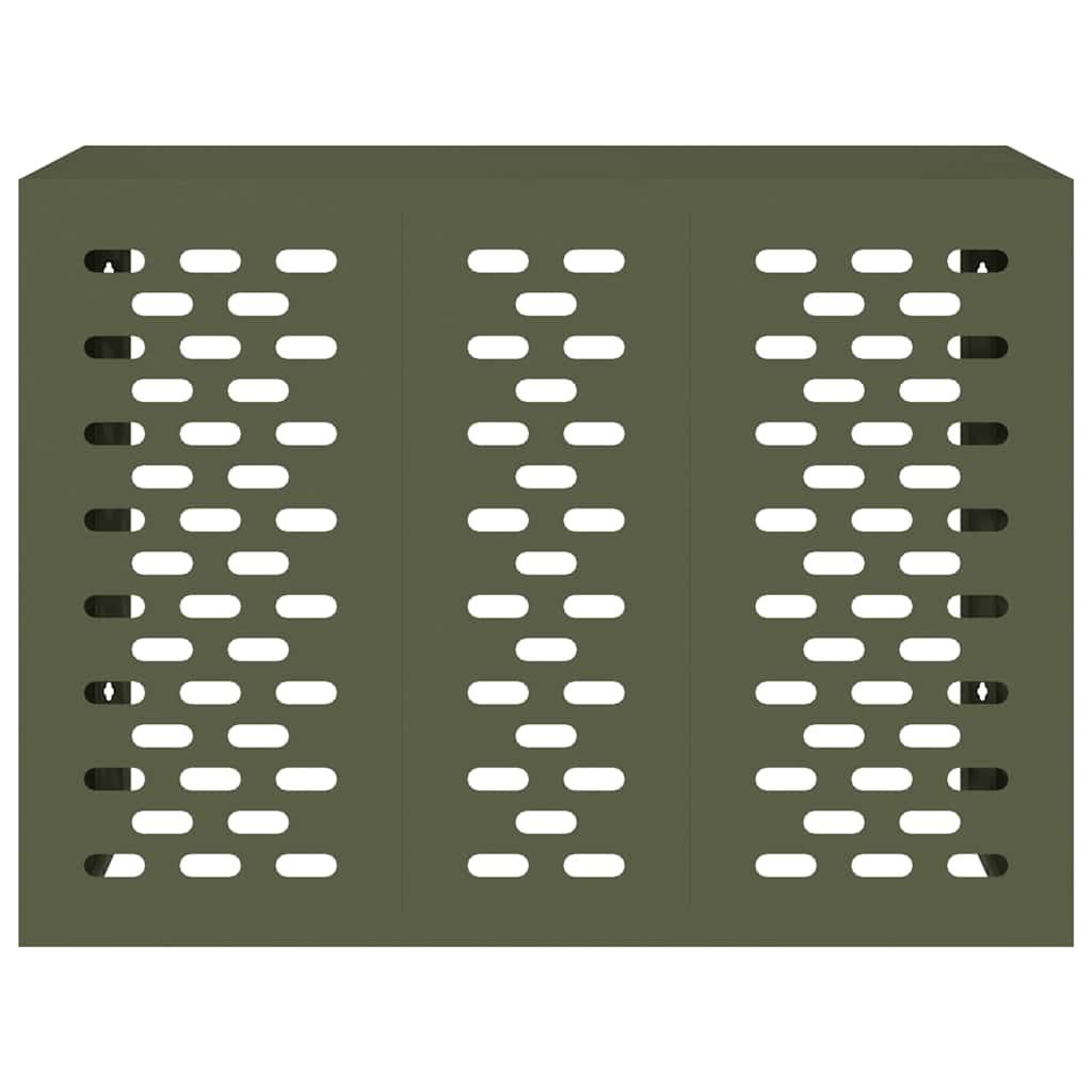 Air Conditioner Cover Olive Green 110 x 50 x 80 cm