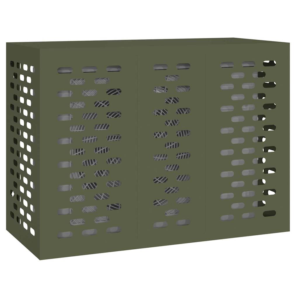 Air Conditioner Cover Olive Green 110 x 50 x 80 cm