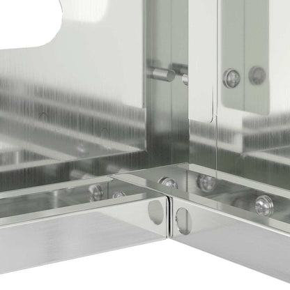 Air Conditioner Cover Silver 110 x 50 x 80 cm