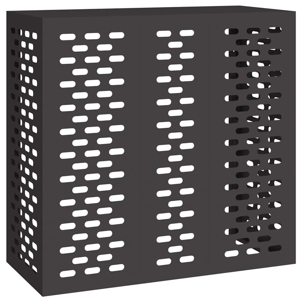 Air Conditioner Cover Black 110 x 50 x 105 cm