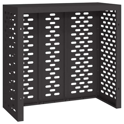 Air Conditioner Cover Black 110 x 50 x 105 cm