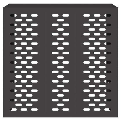 Air Conditioner Cover Black 110 x 50 x 105 cm