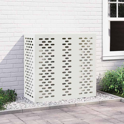 Air Conditioner Cover White 110 x 50 x 105 cm