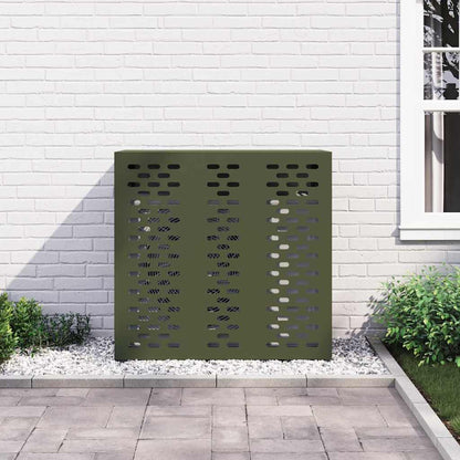 Air Conditioner Cover Olive Green 110 x 50 x 105 cm