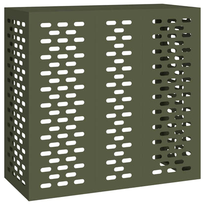 Air Conditioner Cover Olive Green 110 x 50 x 105 cm