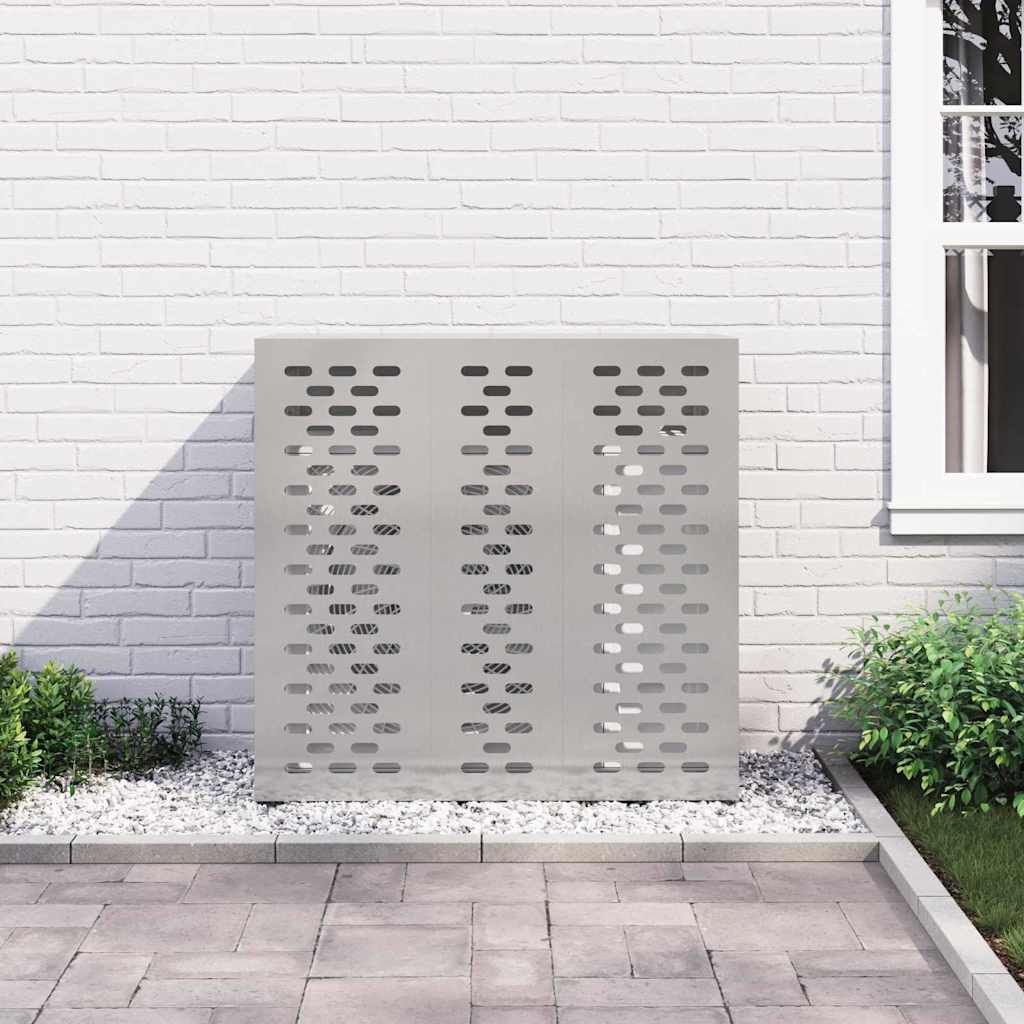 Air Conditioner Cover Silver 110 x 50 x 105 cm