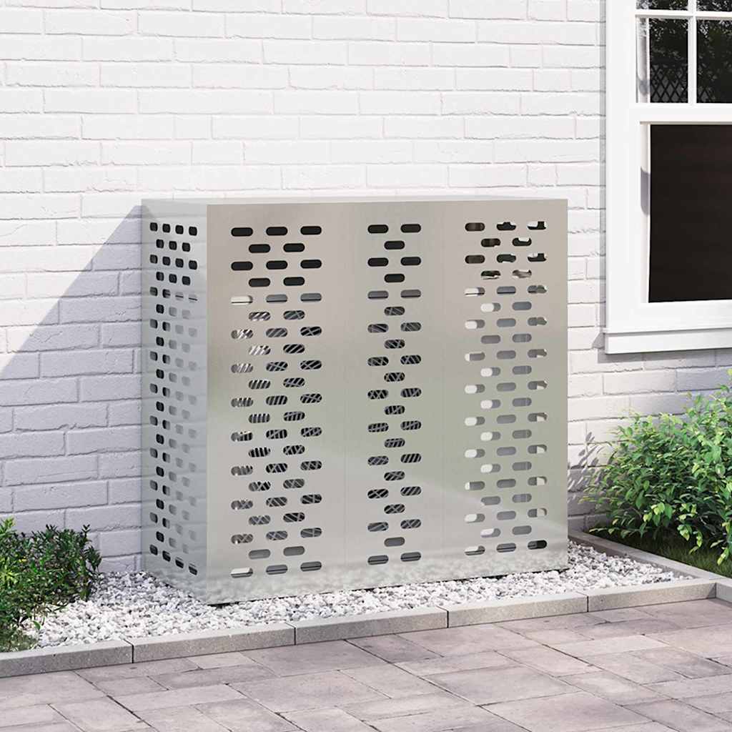 Air Conditioner Cover Silver 110 x 50 x 105 cm