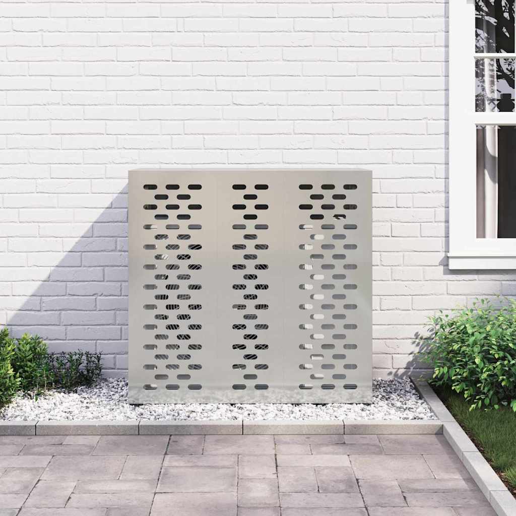 Air Conditioner Cover Silver 110 x 50 x 105 cm