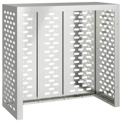 Air Conditioner Cover Silver 110 x 50 x 105 cm