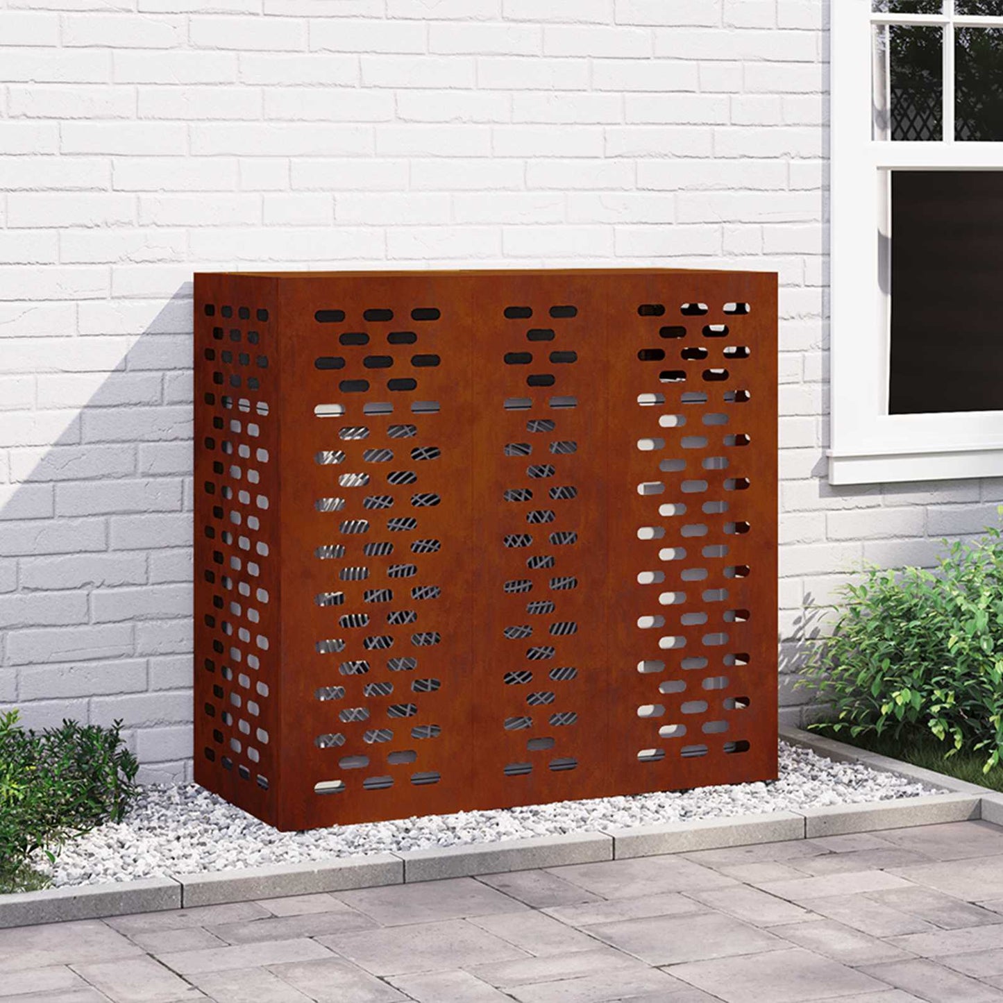 Air Conditioner Cover Rusty 110 x 50 x 105 cm
