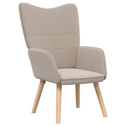 Relaxing Chair Light grey 62 x 67 x 95.5 cm Fabric