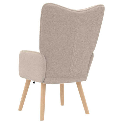 Relaxing Chair Light grey 62 x 67 x 95.5 cm Fabric