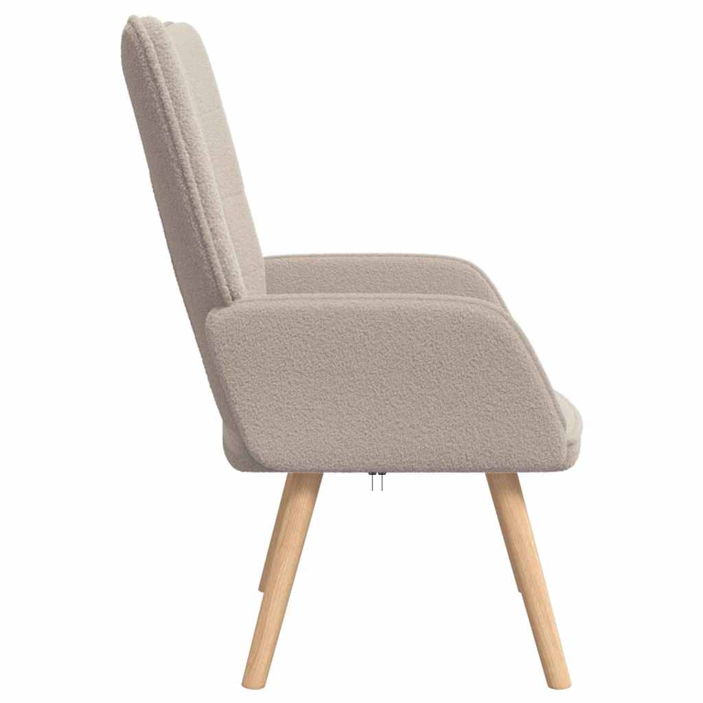 Relaxing Chair Light grey 62 x 67 x 95.5 cm Fabric