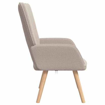 Relaxing Chair Light grey 62 x 67 x 95.5 cm Fabric