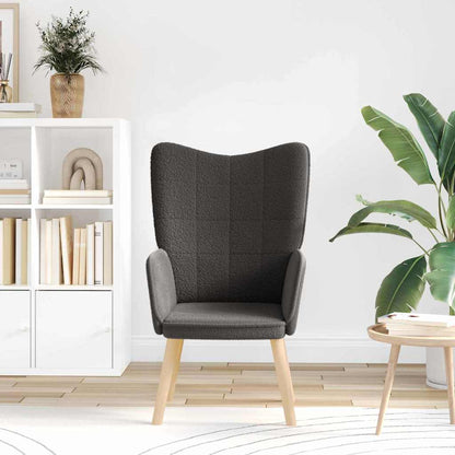 Relaxing Chair Dark grey 62 x 67 x 95.5 cm Fabric