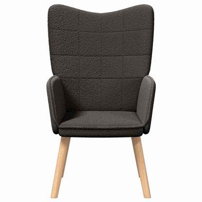 Relaxing Chair Dark grey 62 x 67 x 95.5 cm Fabric
