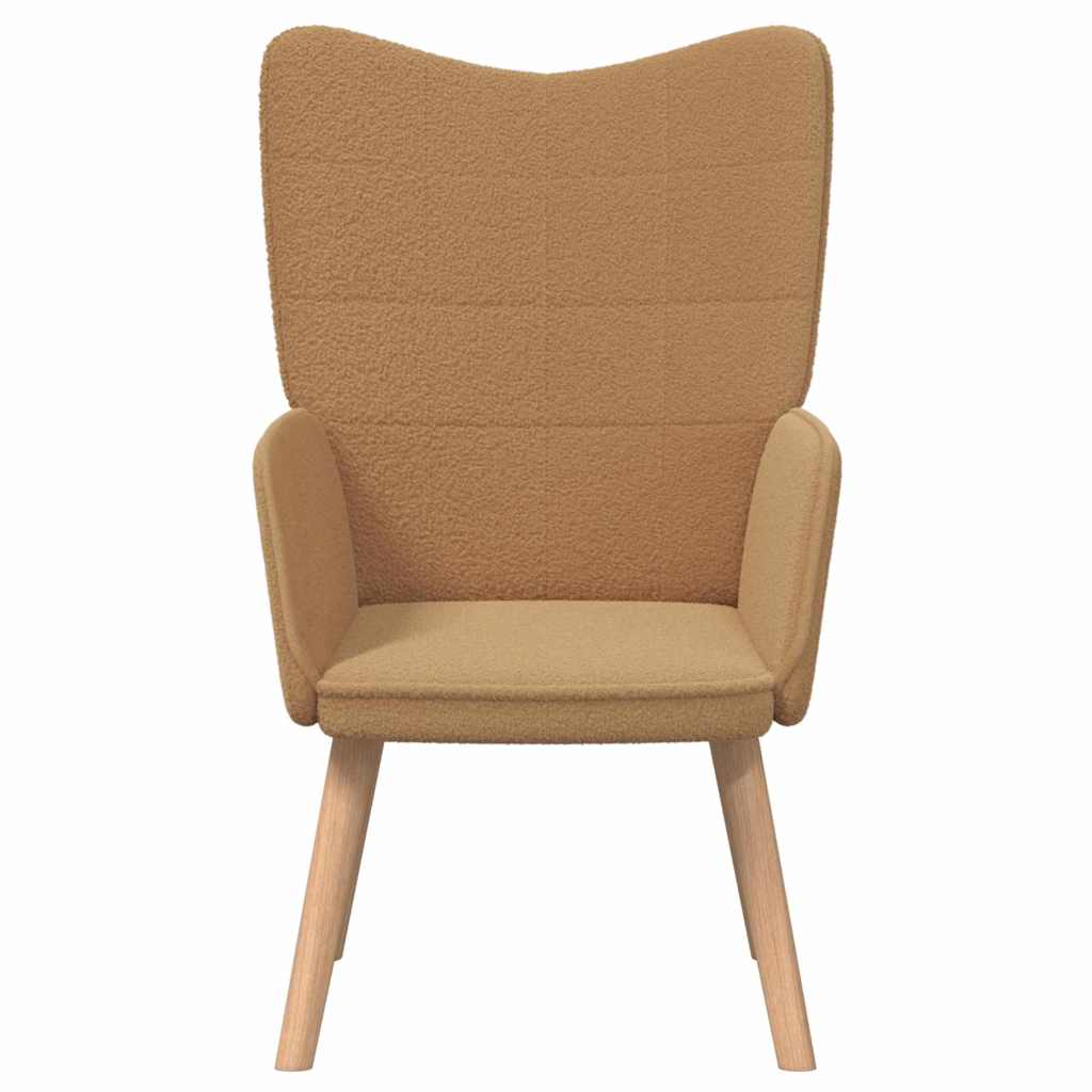 Relaxing Chair Beige 62 x 67 x 95.5 cm Fabric