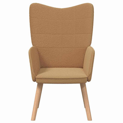 Relaxing Chair Beige 62 x 67 x 95.5 cm Fabric