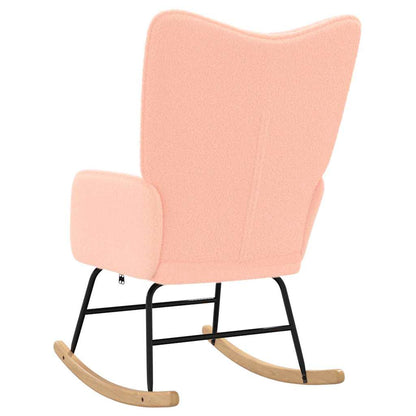 Relaxing Chair Pink 61 x 78 x 98 cm Fabric