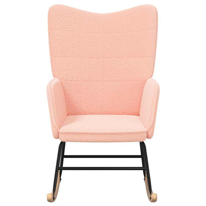 Relaxing Chair Pink 61 x 78 x 98 cm Fabric
