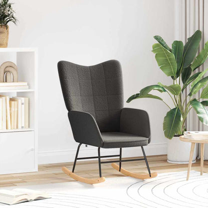 Relaxing Chair Dark grey 61 x 78 x 98 cm Fabric