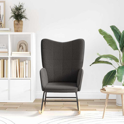 Relaxing Chair Dark grey 61 x 78 x 98 cm Fabric