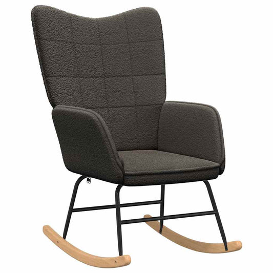 Relaxing Chair Dark grey 61 x 78 x 98 cm Fabric