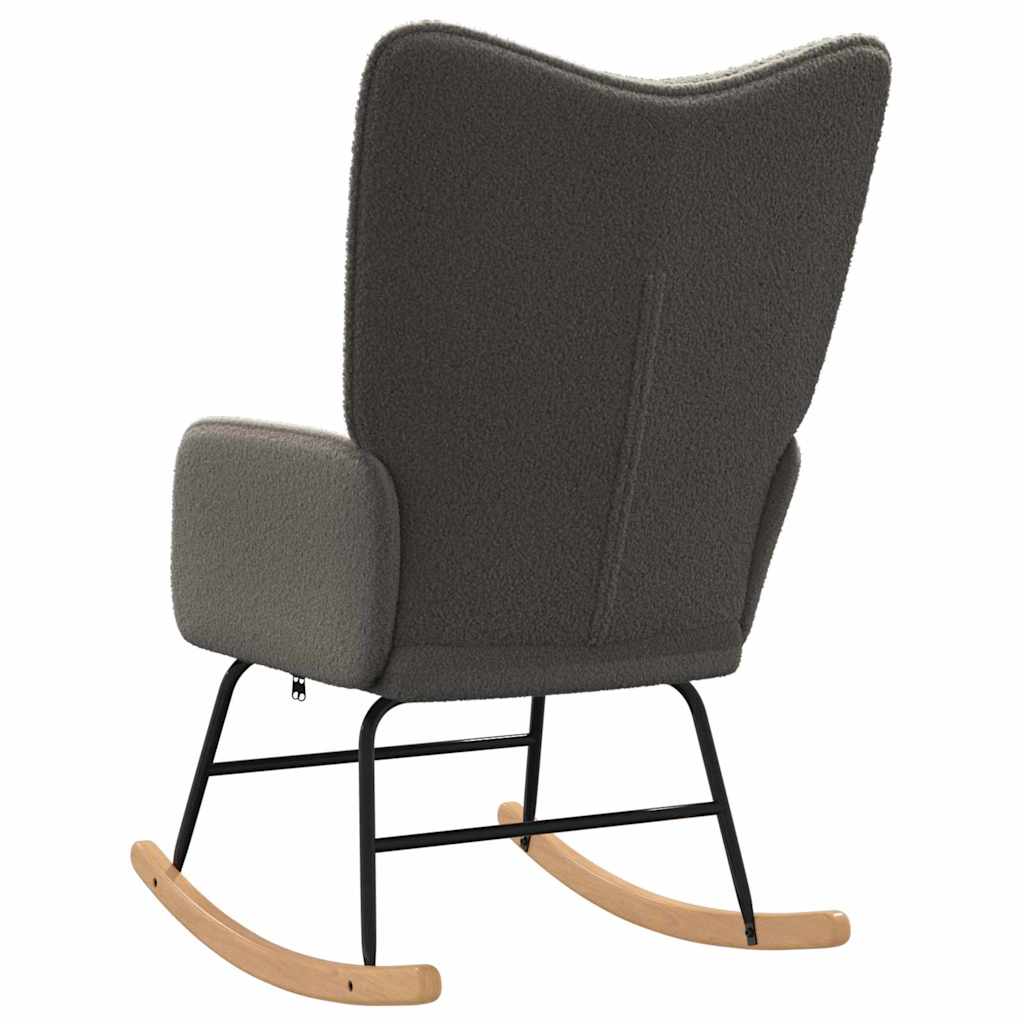 Relaxing Chair Dark grey 61 x 78 x 98 cm Fabric