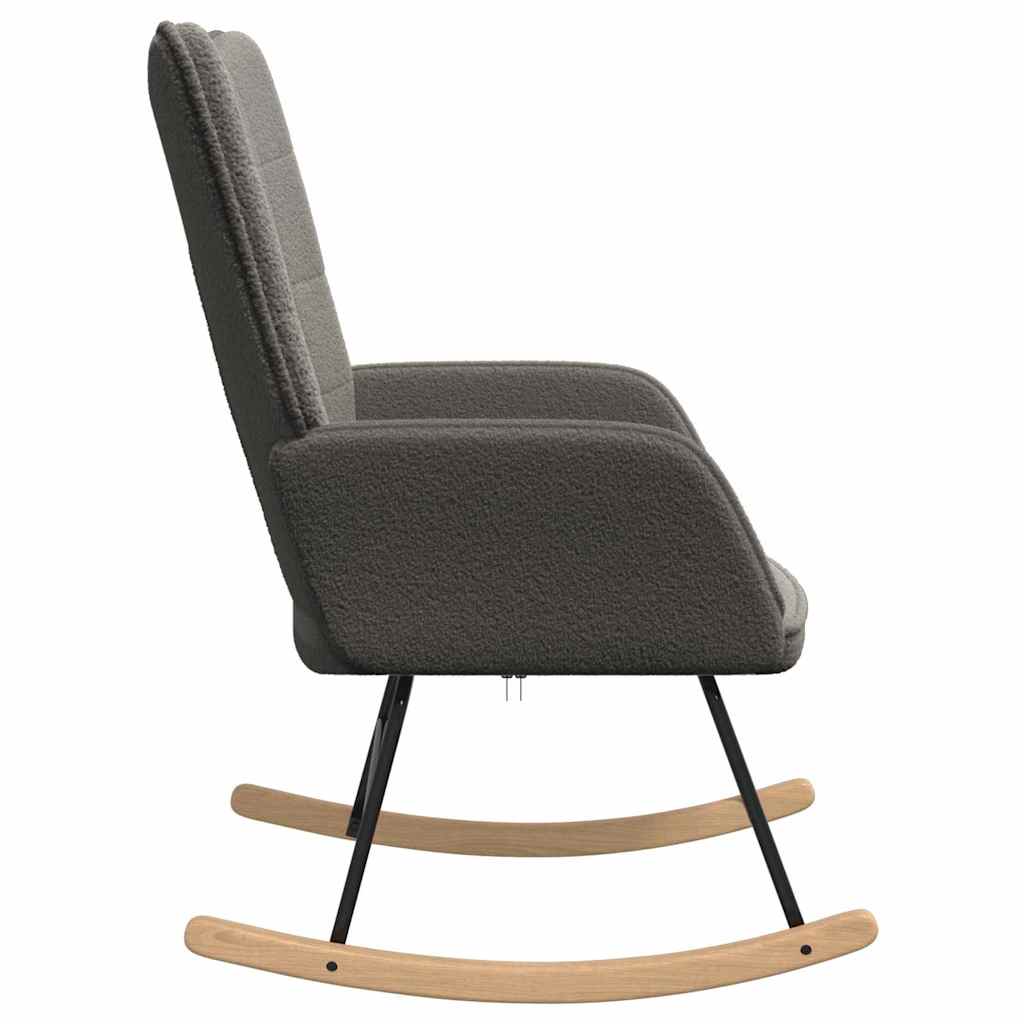 Relaxing Chair Dark grey 61 x 78 x 98 cm Fabric