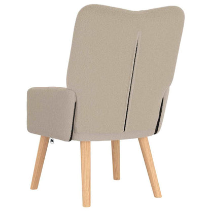 Relaxing Chair Light grey 63 x 67 x 94 cm Fabric